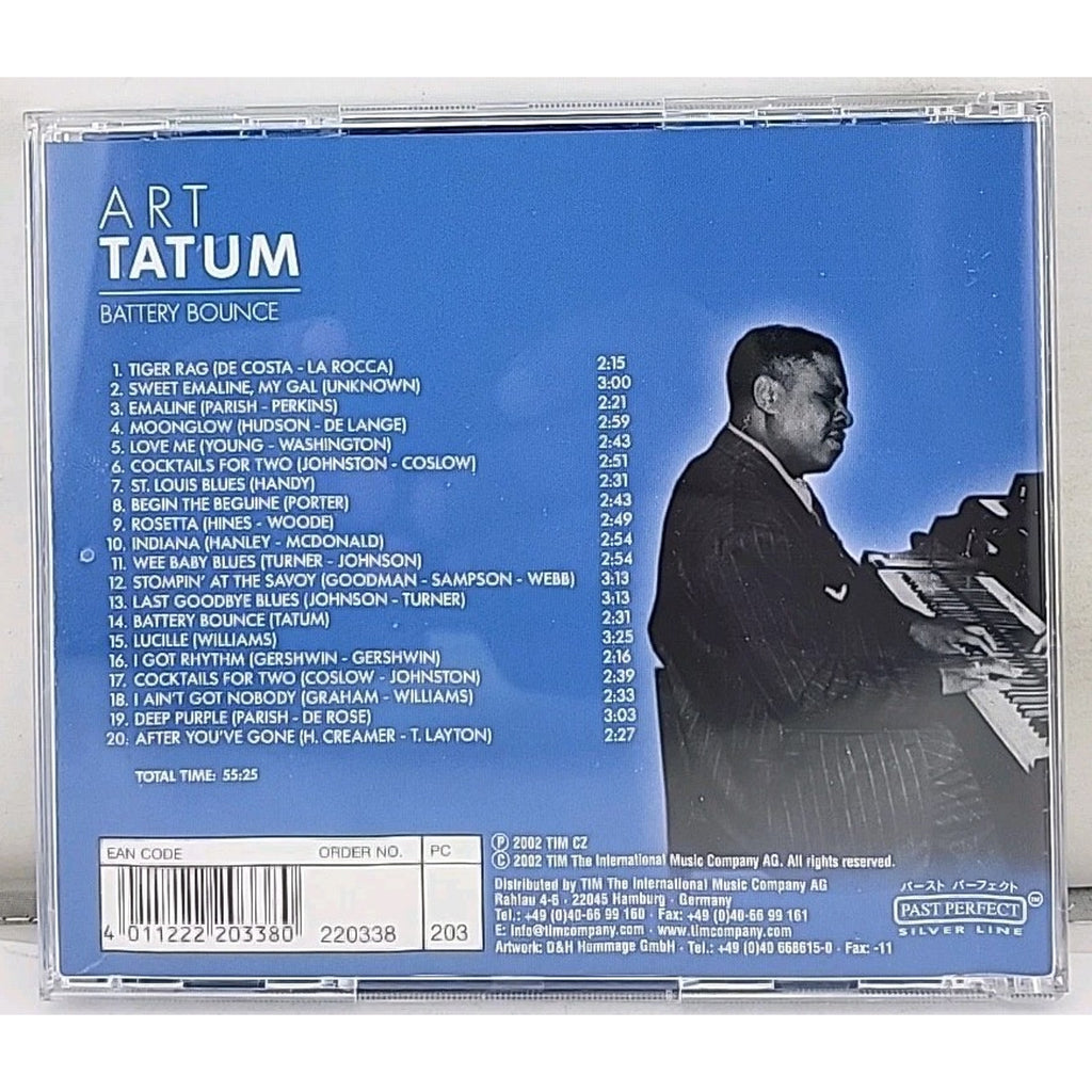 Art Tatum Battery Bounce CD German Import HTF OOP 20 Tracks