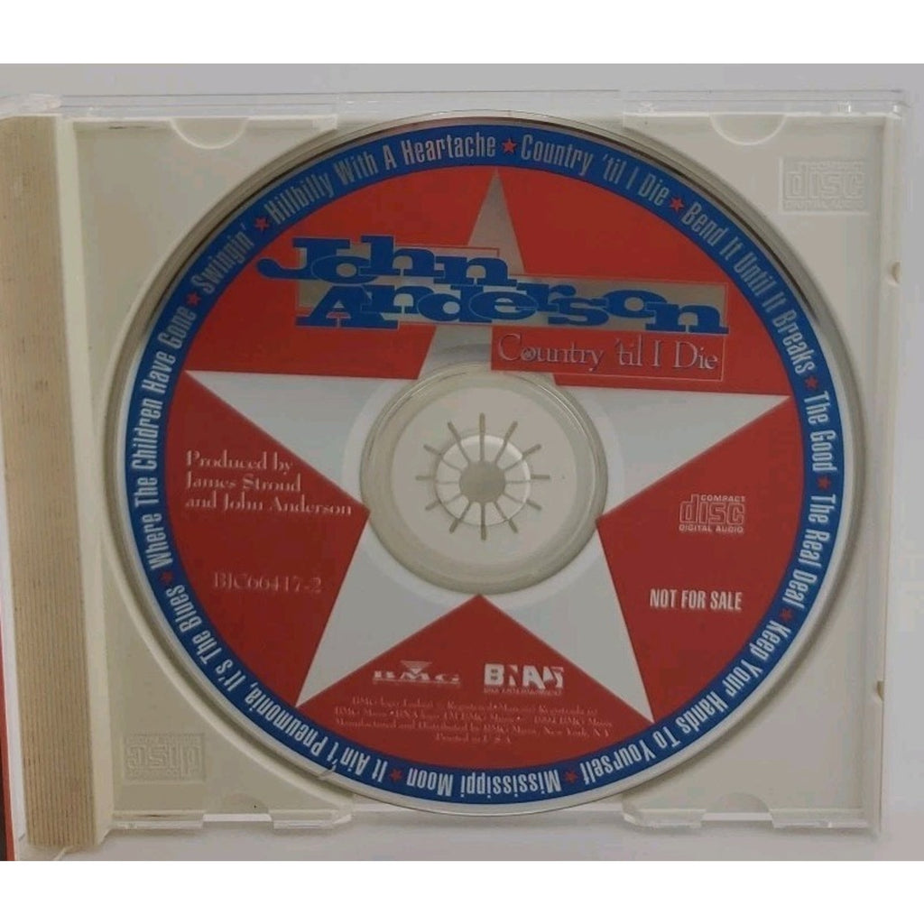 John Anderson - Country Til I Die (CD, 1994)