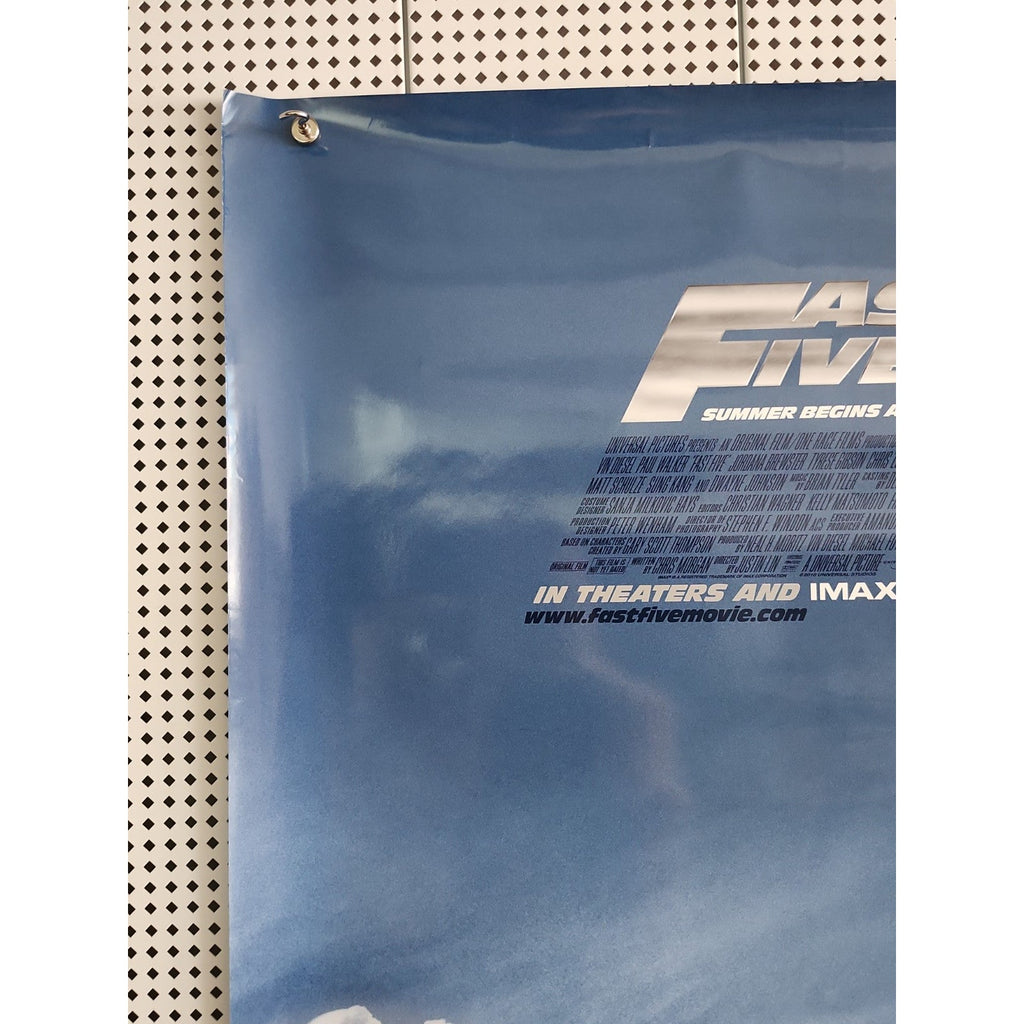 Fast Five 27 X 40 2 Sided Paul Walker Vin Diesel The Rock