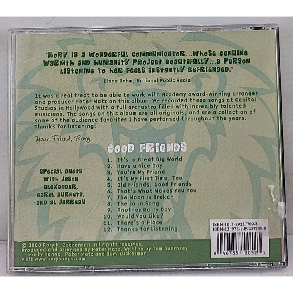 Rory & Friends - Good Friends, Songs For Parents and Kids CD
