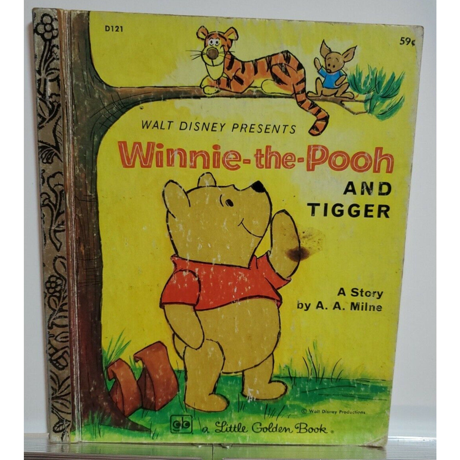 Walt Disney Presents Winnie The Pooh And Tiger A Little Golden Book 1964 Vintage