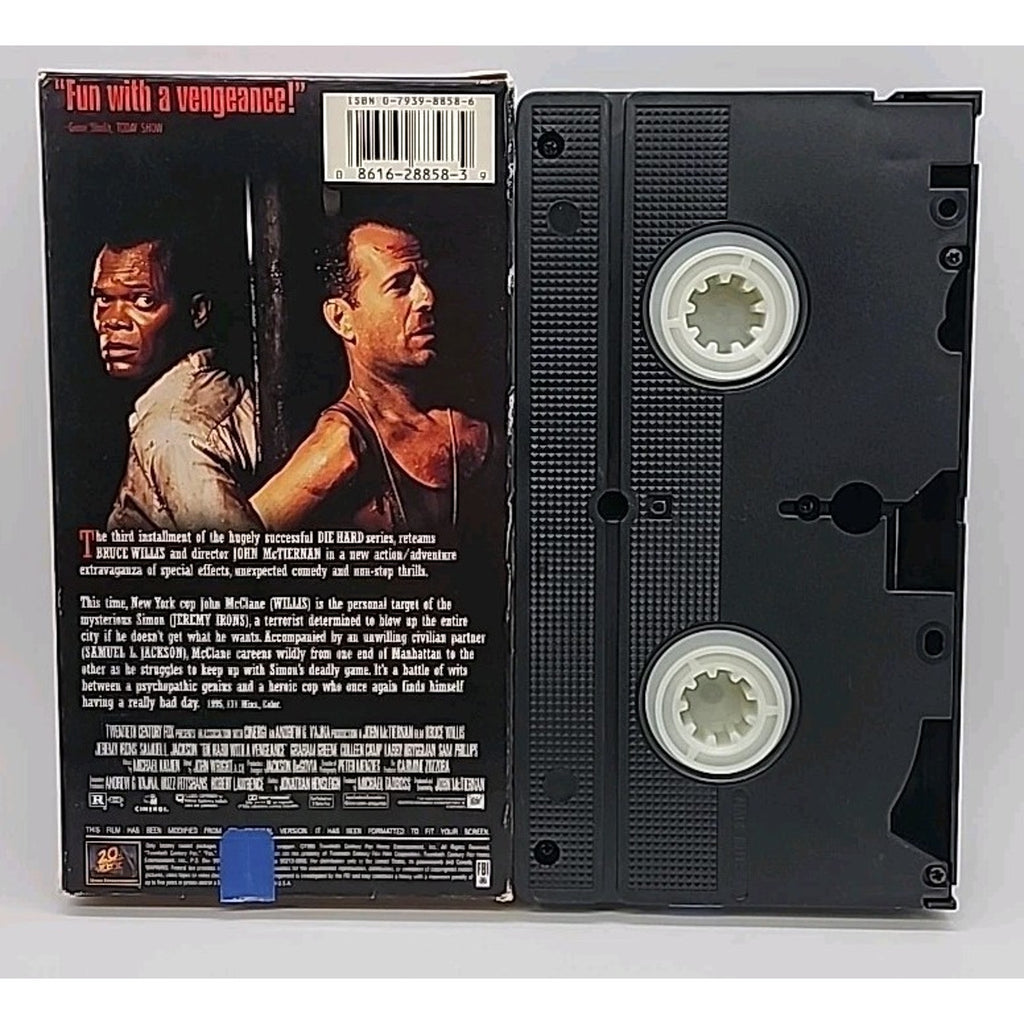 Die Hard 3: Die Hard With a Vengeance (VHS, 1995)