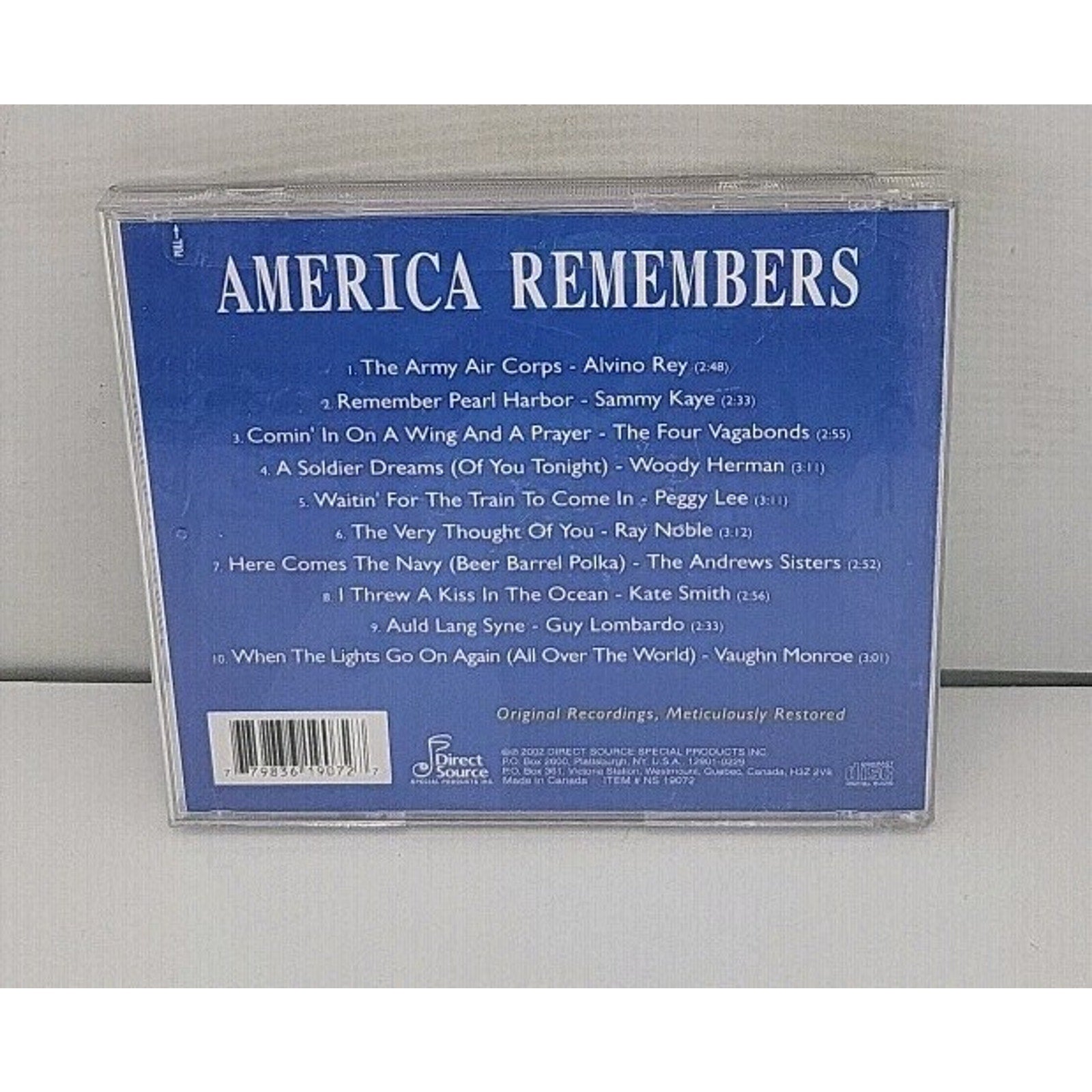 America Remembers by Various Artists (CD, Direct Source)