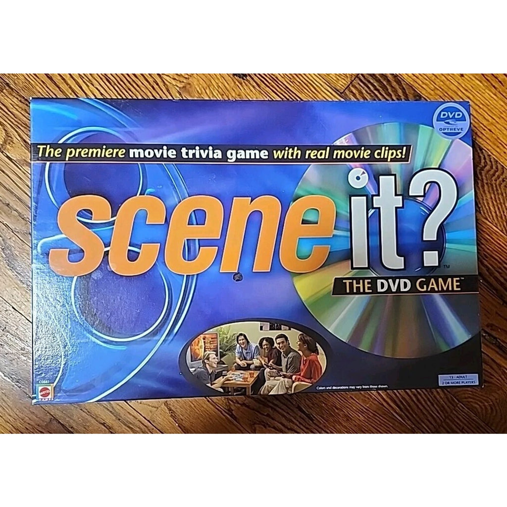 Scene It? The DVD Movie Trivia Board Game Open Box Complete 2003 Family