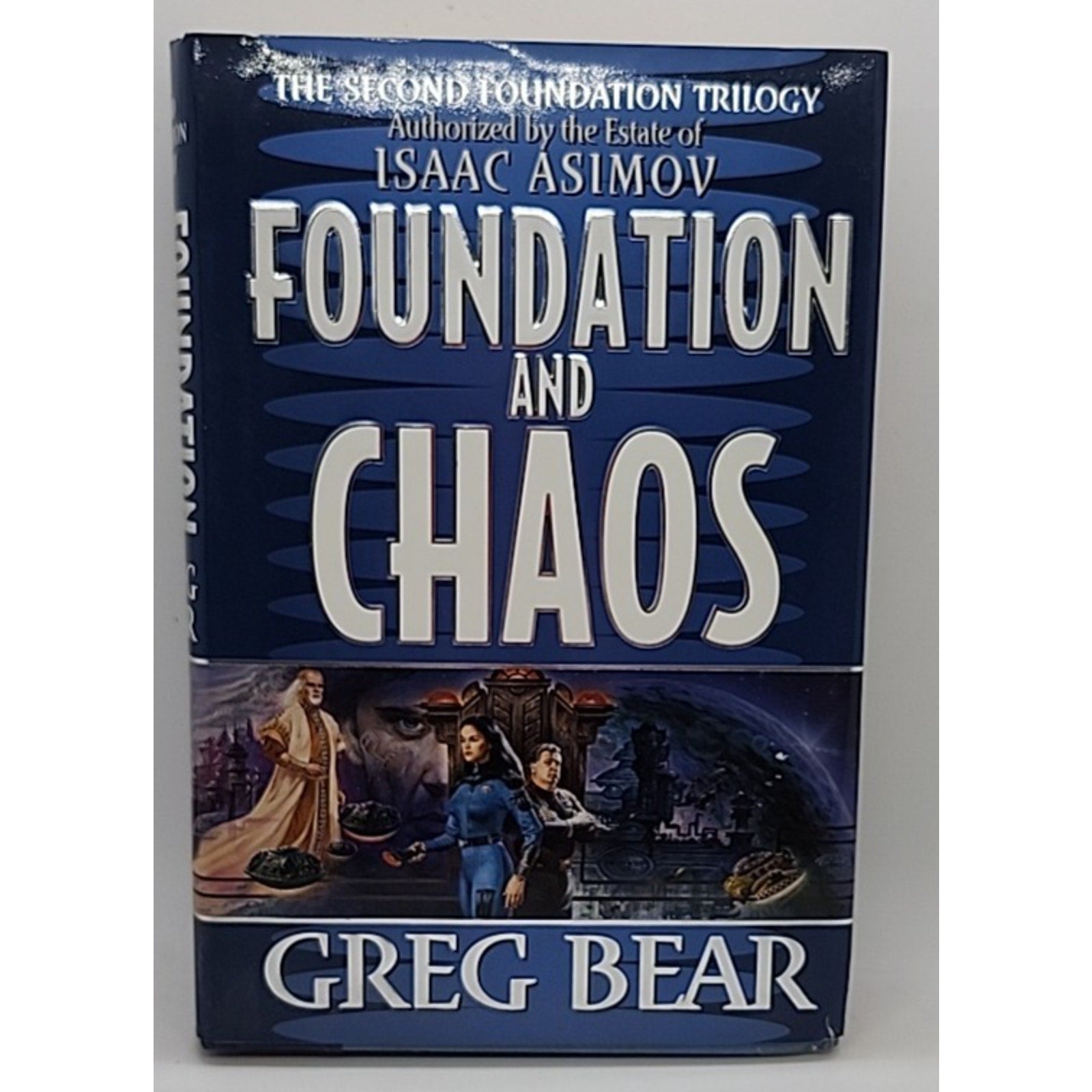 Foundation and Chaos by Greg Bear (1998, Hardcover)