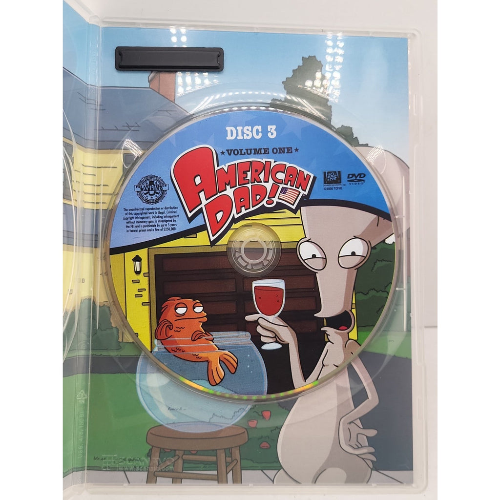 American Dad Volume One Disc 3 DVD