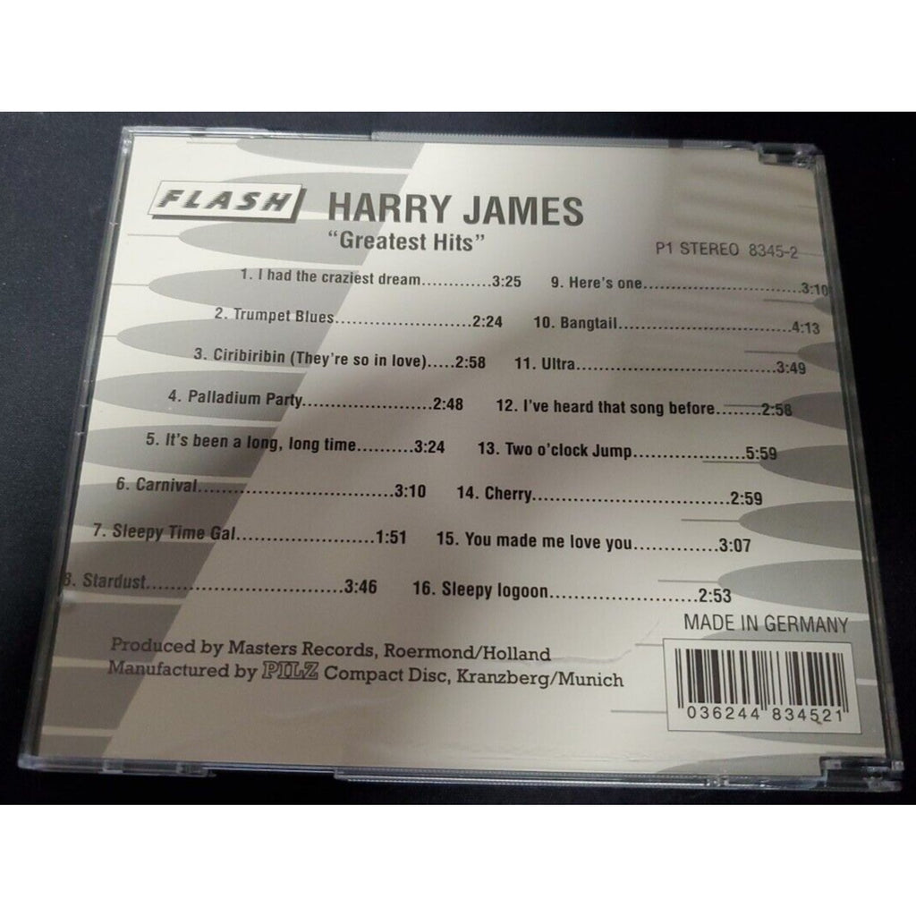Harry James Greatest Hits CD Trumpet Blues Flash (CD)