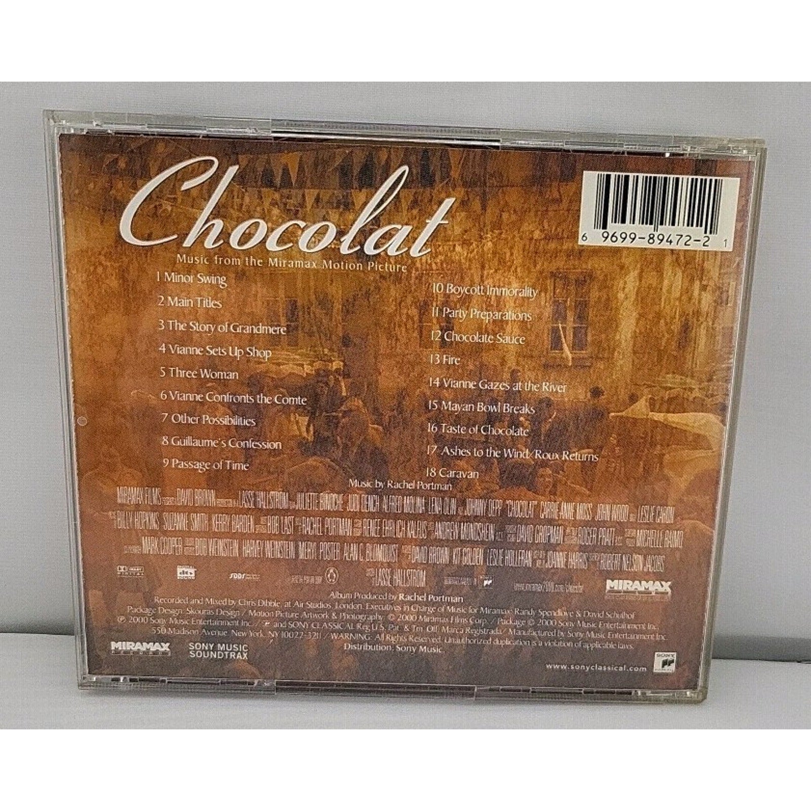 Chocolat [Music from the Motion Picture] by Rachel Portman (CD, Jan-2001,...