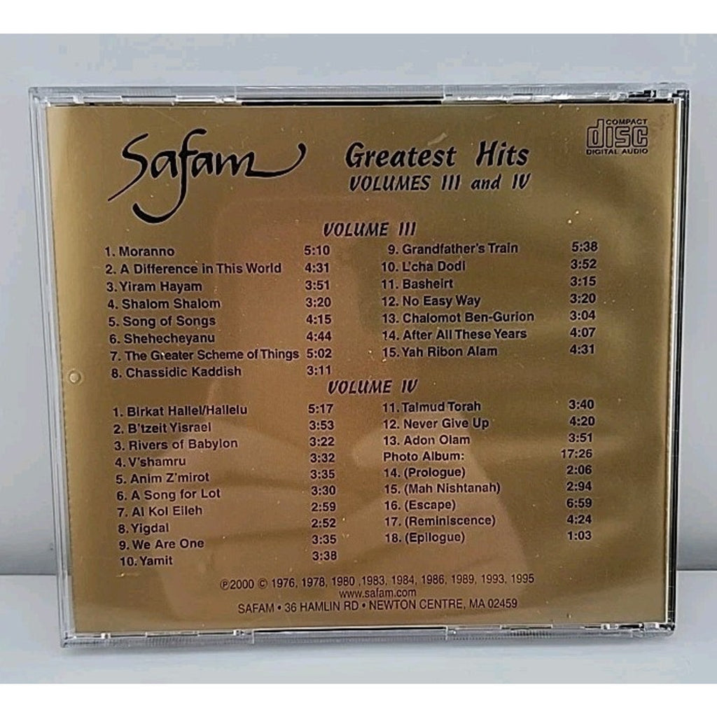 Safam: Greatest Hits Vol III And IV (2 CDs)