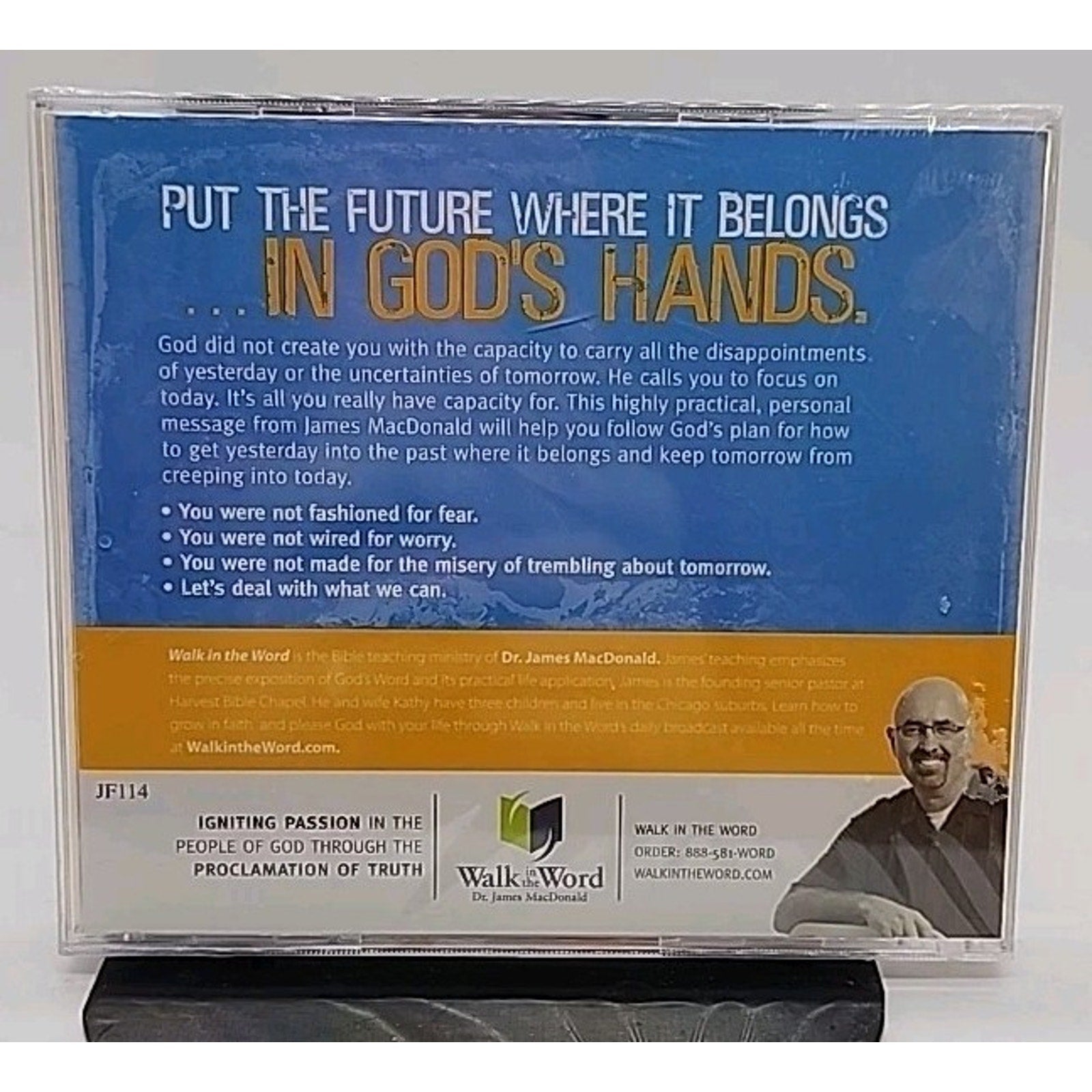 I Choose to Trust: Refusing to Carry What Belongs to God CD by James Macdonald
