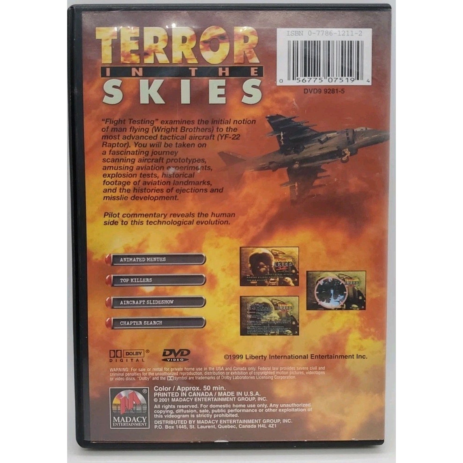 Terror in the Skies V Flight Testing (DVD)