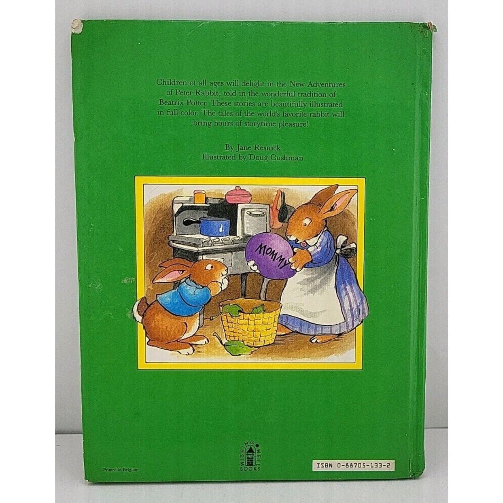 1985 The New Adventures of Peter Rabbit By Jane Resnick Hardcover
