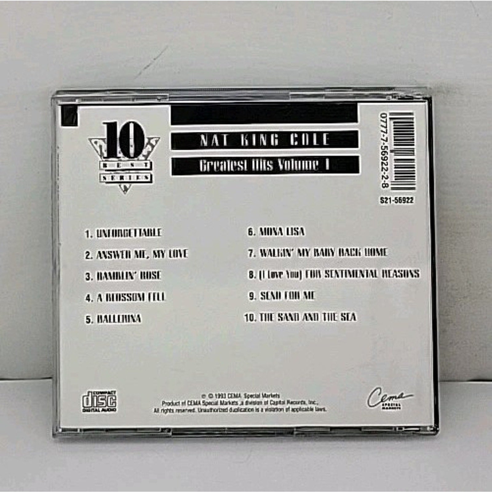 Nat King Cole - Vol. 1-Greatest Hits (CD)