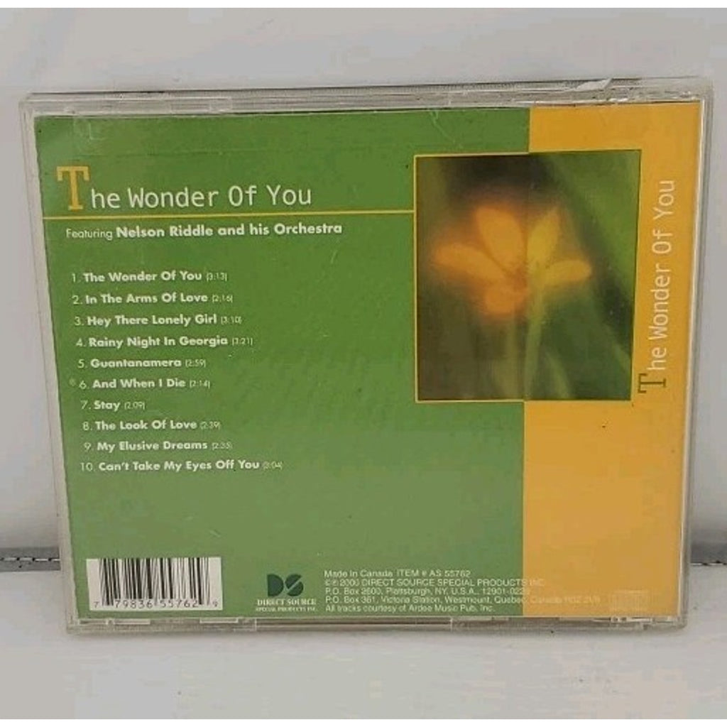 Wonder of You by Nelson Riddle (CD, 2000)