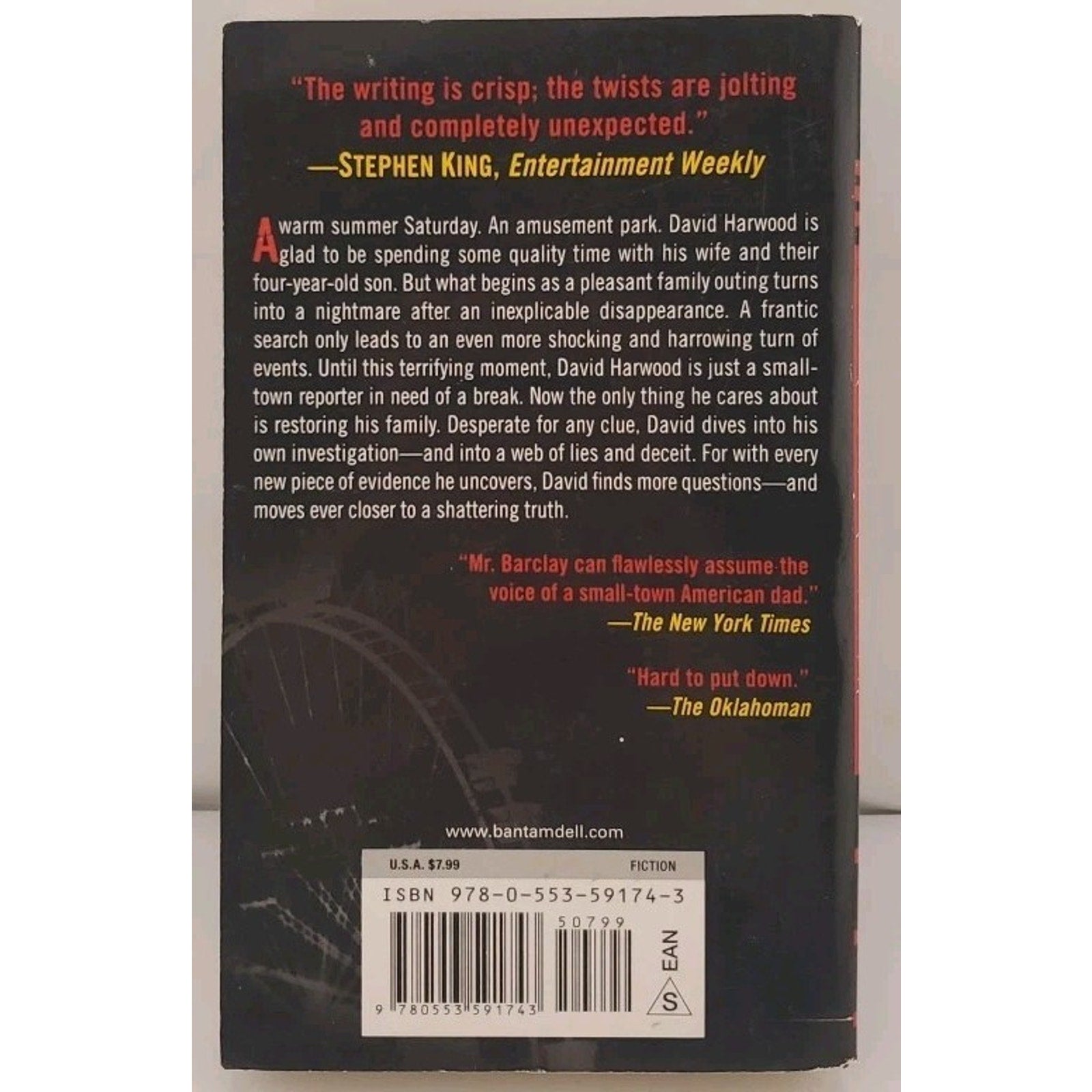 Never Look Away : A Thriller by Linwood Barclay (2011, Mass Market)