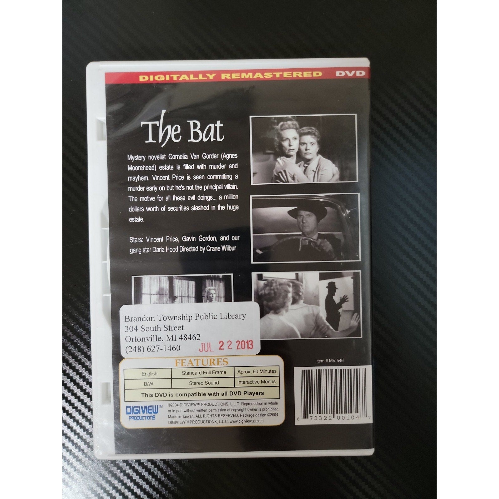 The Bat (DVD, 2006)