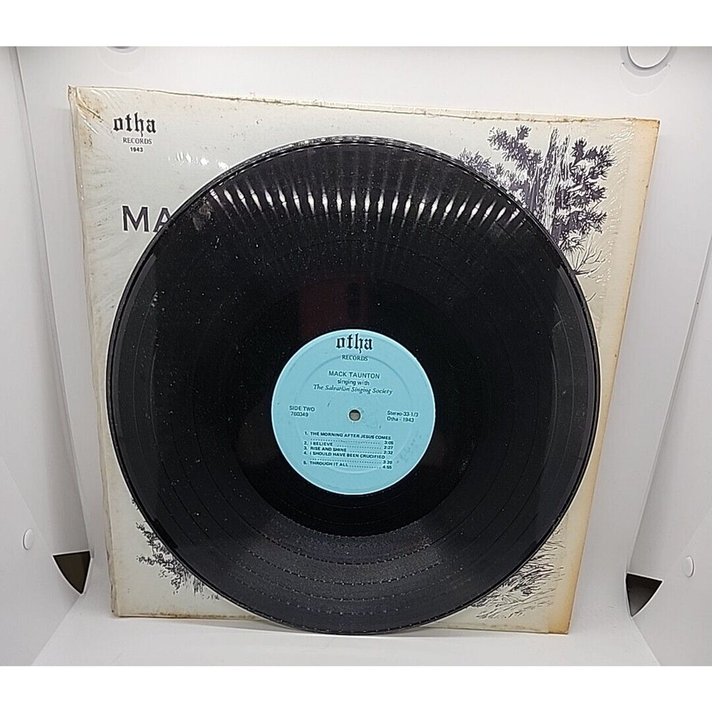 Mack Taunton Singing With The Salvation Singing Society (Record)