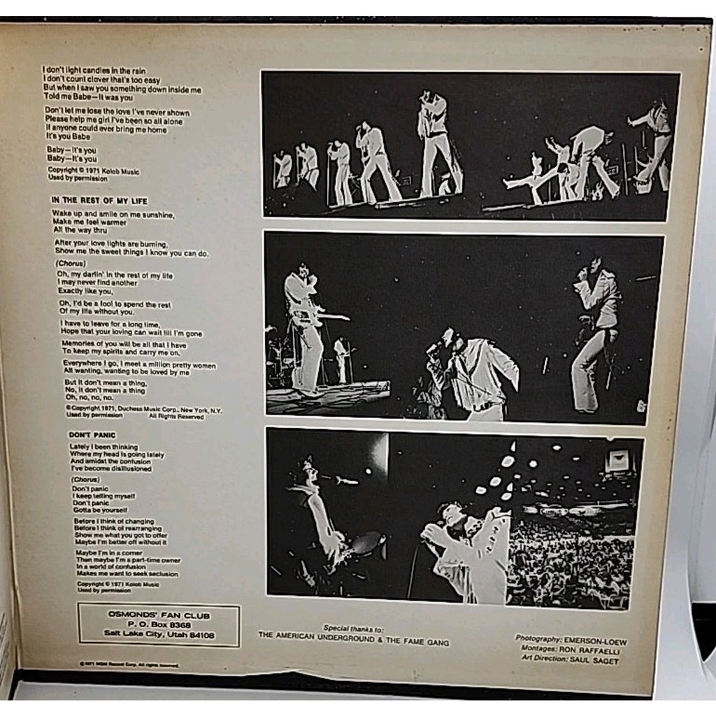 The Osmonds - Phase III (LP Vinyl Record Album) 1SE-4796