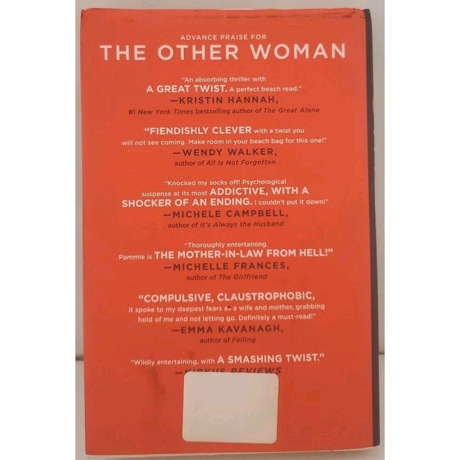 Other Woman : A Novel by Sandie Jones (2018, Hardcover)