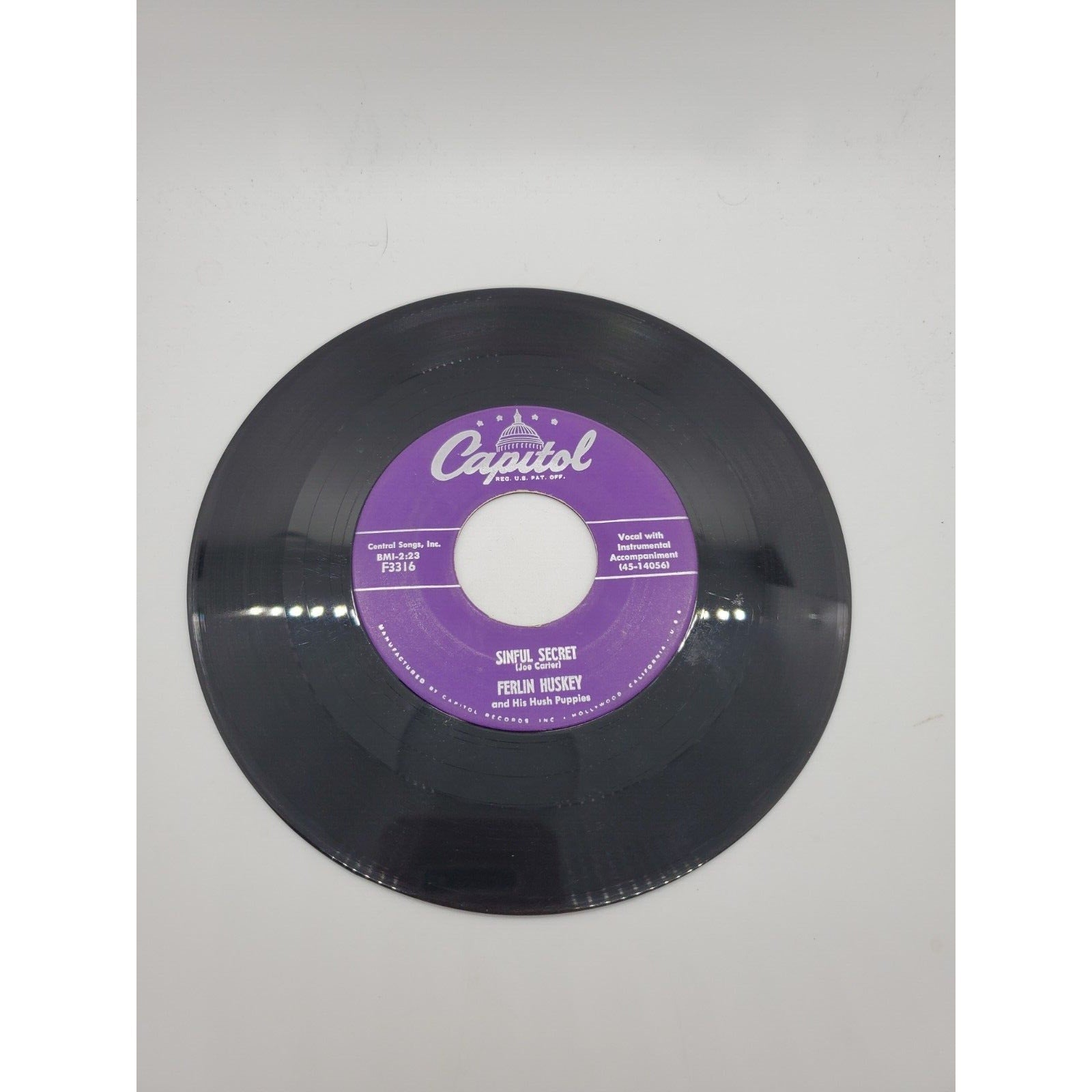 Ferlin Huskey - Slow Down Brother/Sinful Secret