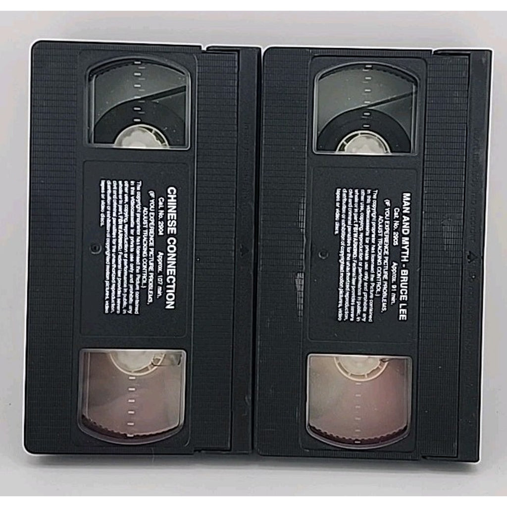 Bruce Lee 2 Tape Set Chinese Connection And The Man, The Myth (VHS)