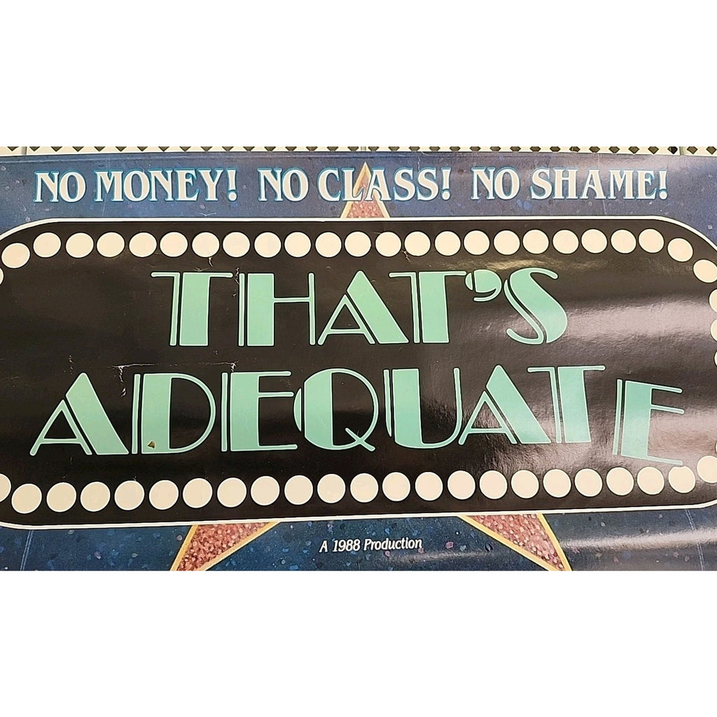 That's Adequate Movie Poster 27x40