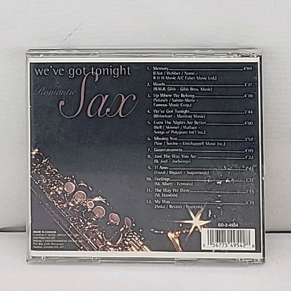 We've Got Tonight-Romantic Sax by Romantic Sax (CD, 1996)