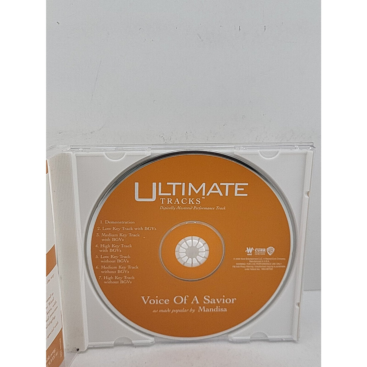 Voice Of A Savior - Mandisa - Accompaniment Track CD