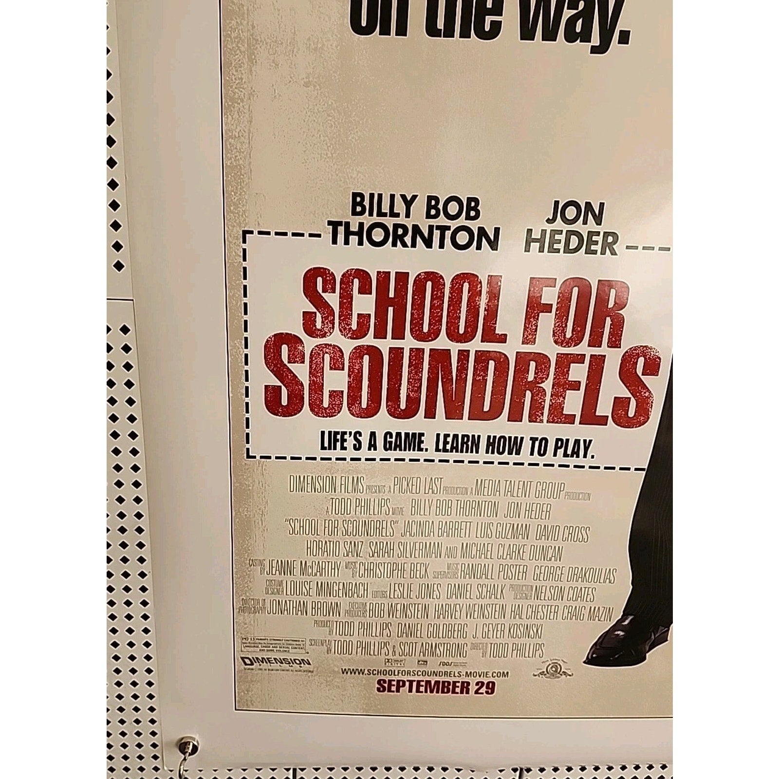 School For Scoundrels Original 27x40 D/S Movie Poster 2006