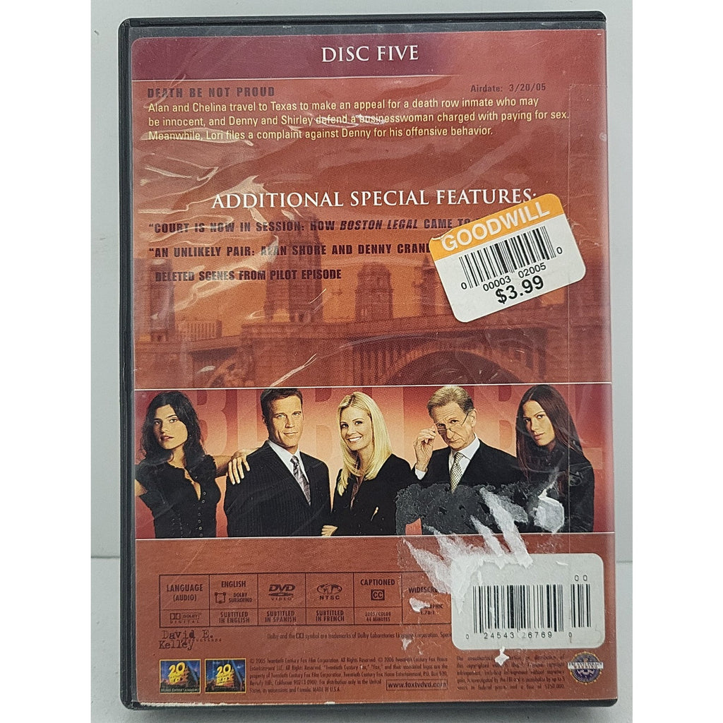 Boston Legal DVD Season One Disc 4