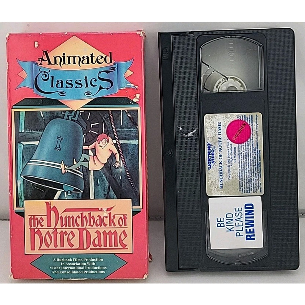 Animated Classics - The Hunchback Of Notre Dame - VHS