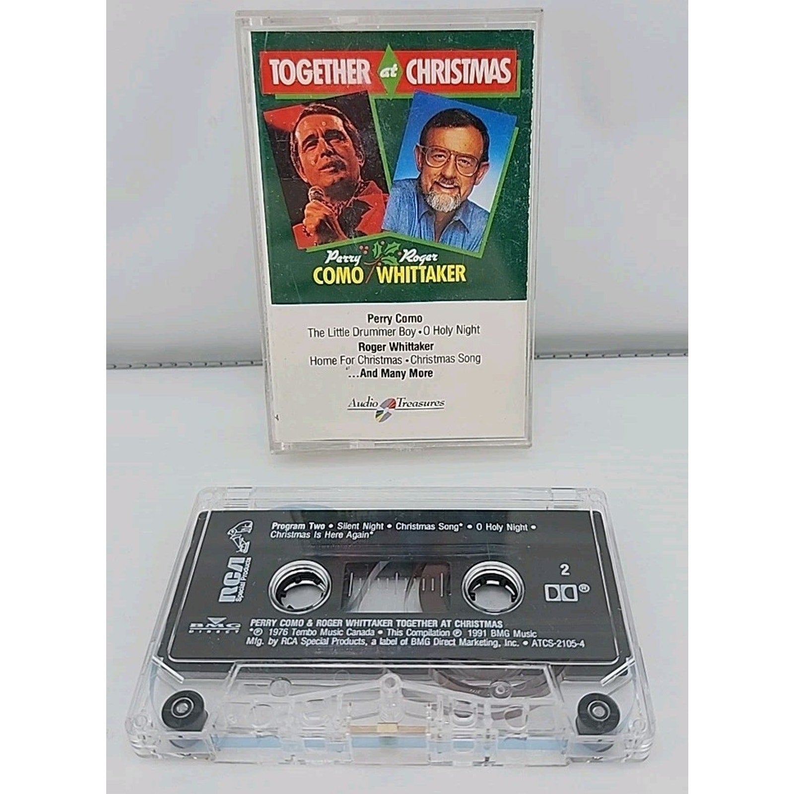 Together At Christmas Perry Como Roger Whittaker Cassette