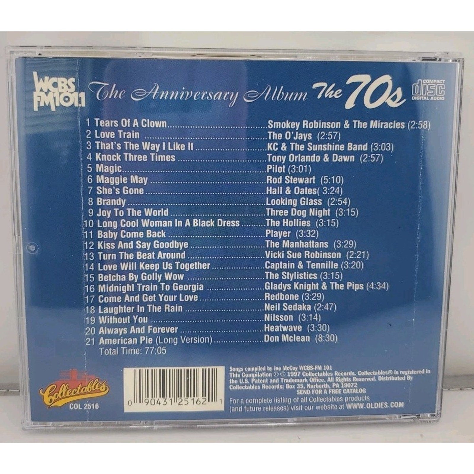 WCBS 25th Anniversary: The 70s (CD)