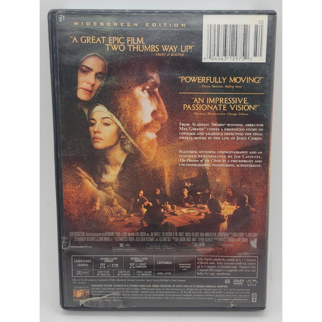 The Passion of the Christ (DVD, 2004, Widescreen)