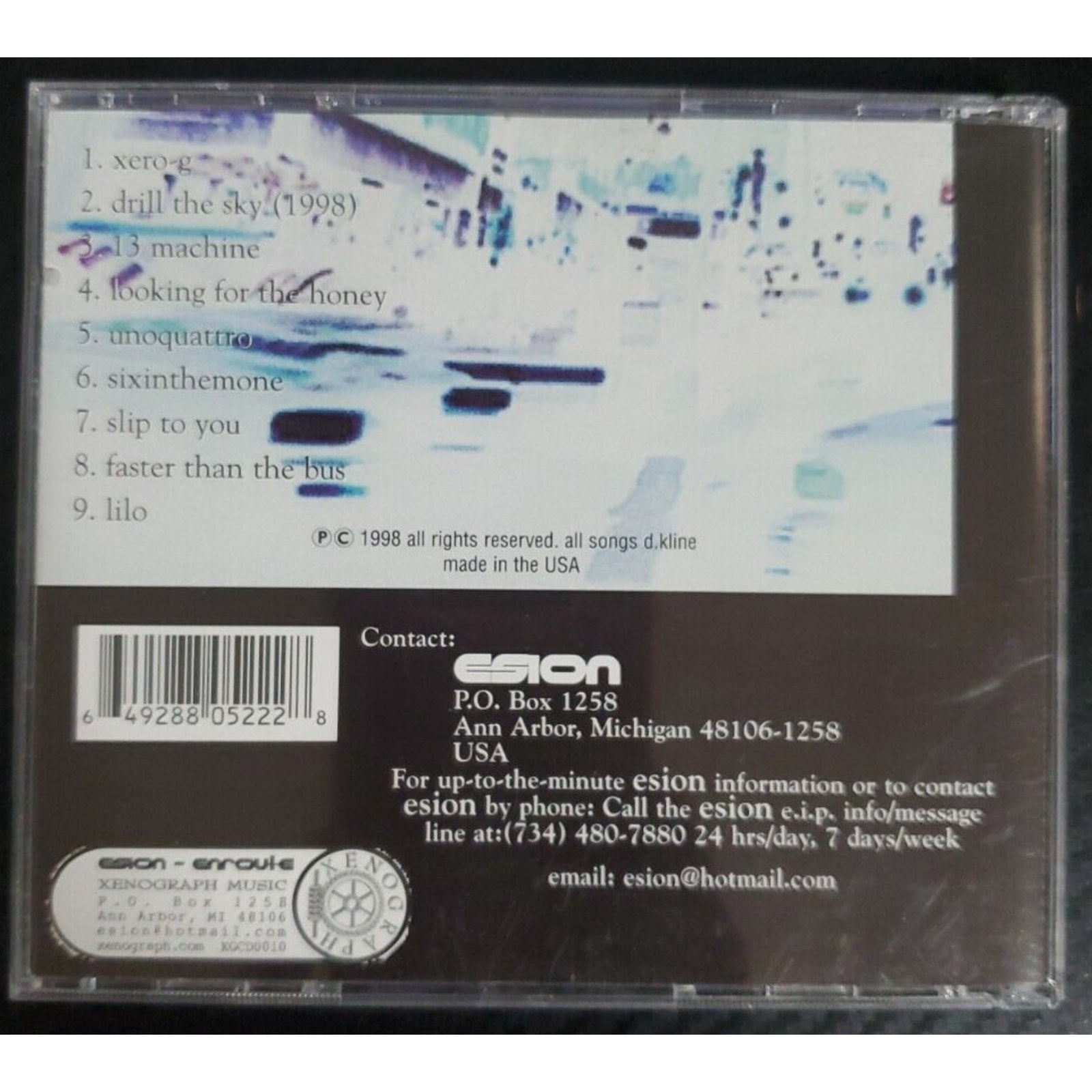 Esion "En Route" Xenograph (CD)