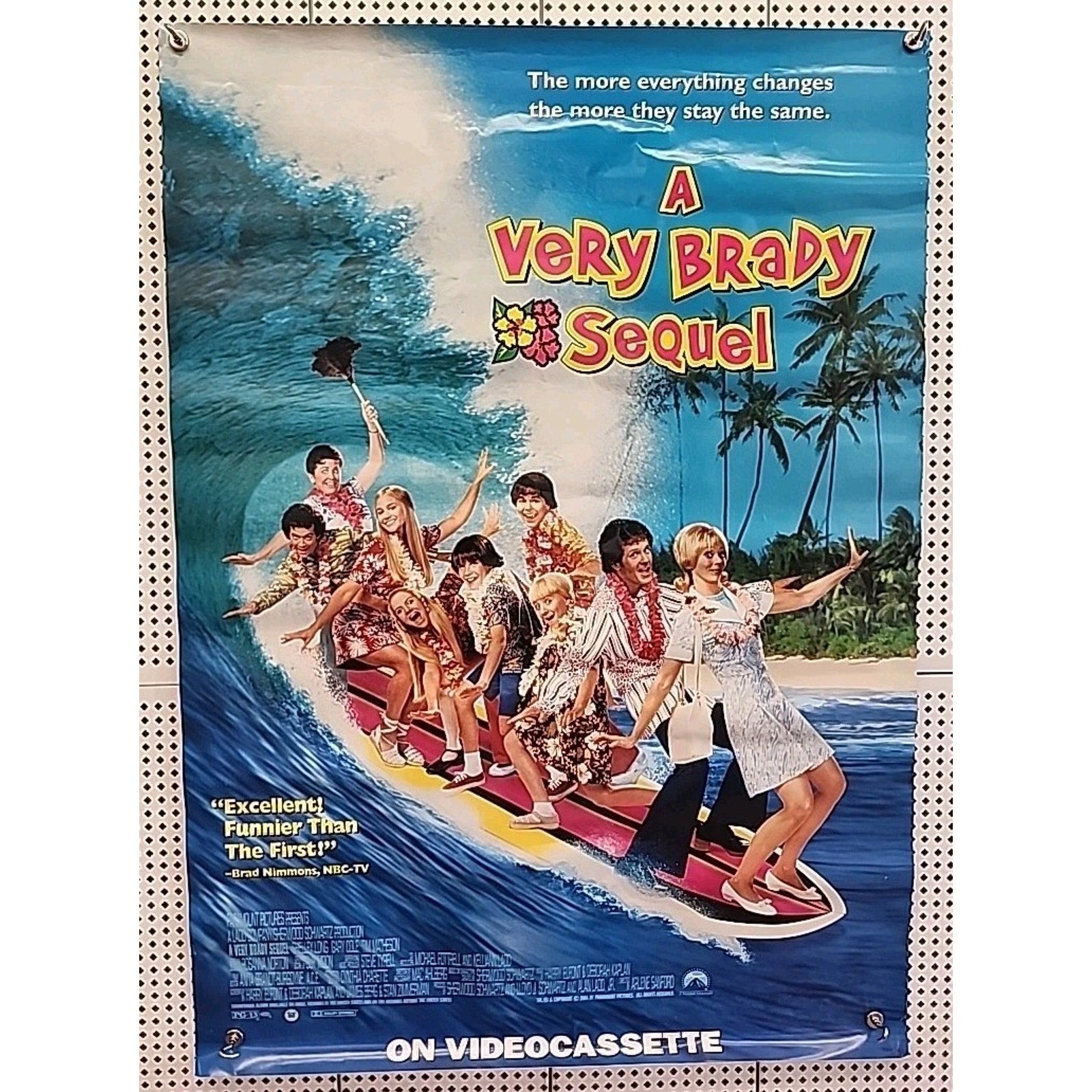 A Very Brady Sequel Movie Poster Original SS 27x40 Rolled One Sheet 1996