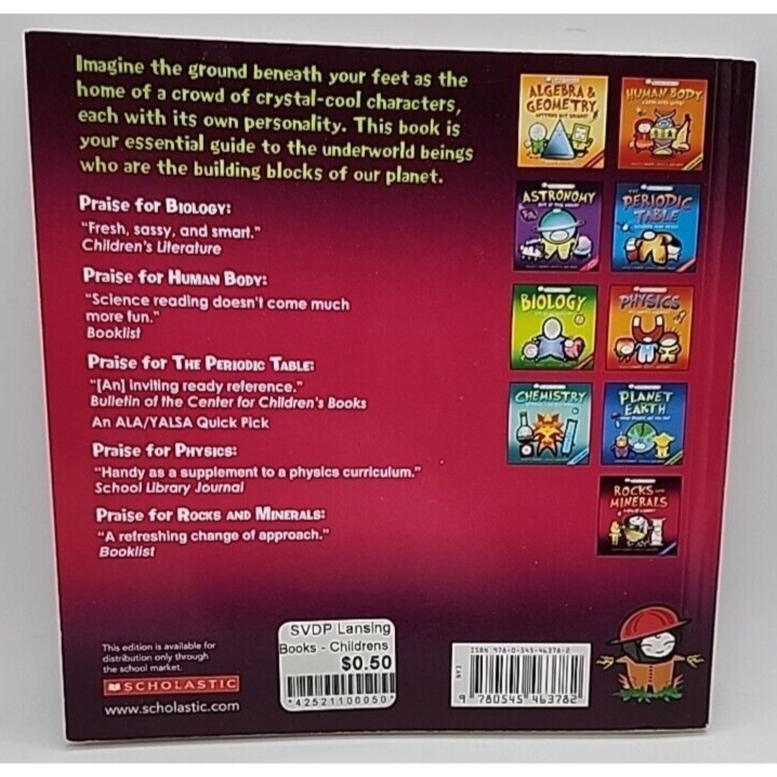 Rocks And Minerals A Gem Of A Book, Scholastic