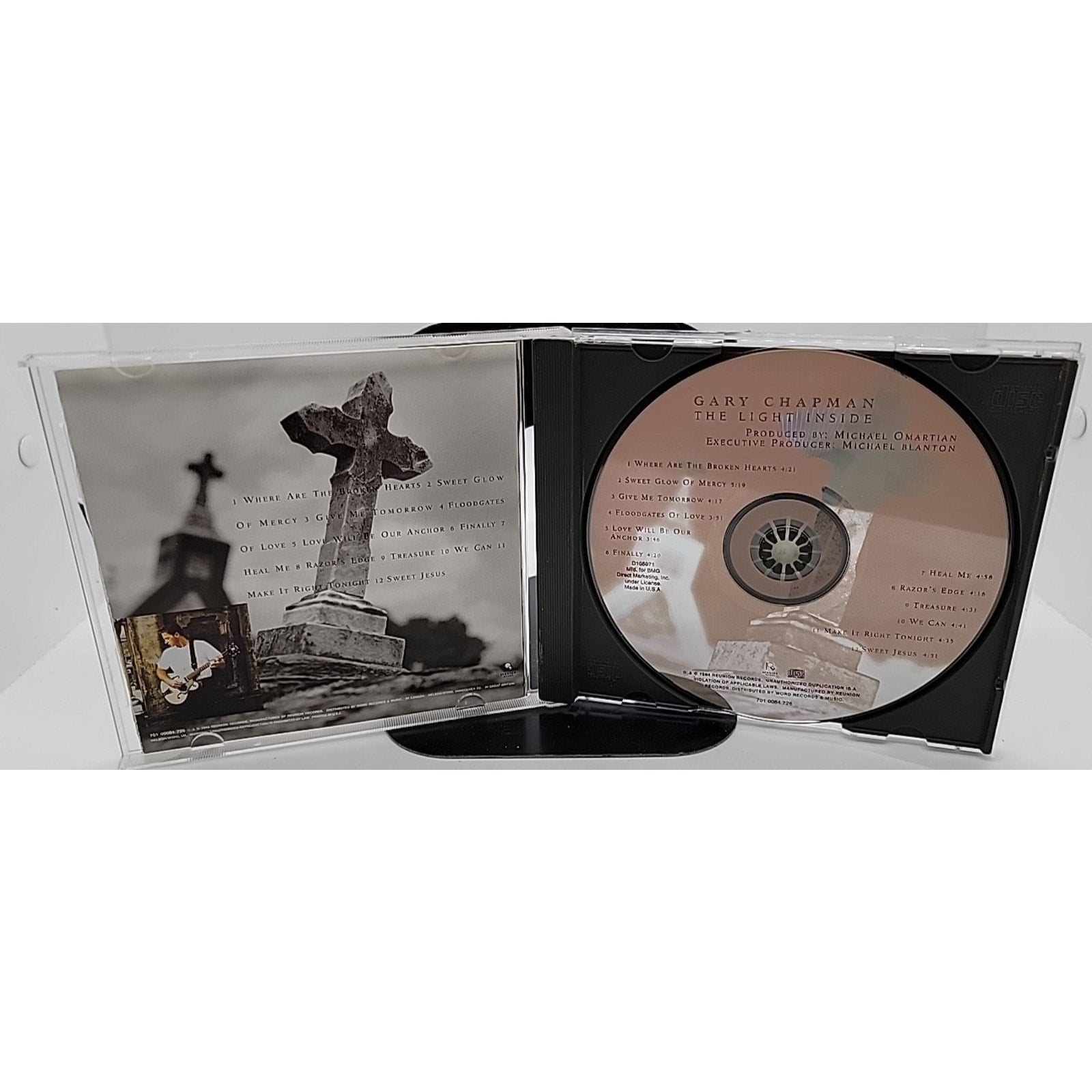 Light Inside by Gary Chapman (Gospel) (CD, Sep-1994, Reunion)