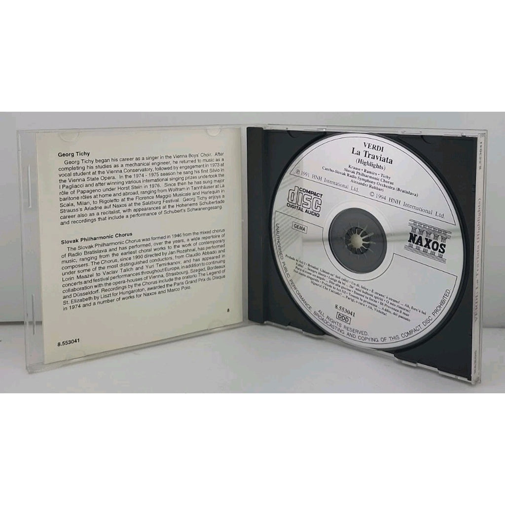 La Traviata (Highlights) by Verdi / Czecho-Slovak Rad Symphony / Rahbari (CD)