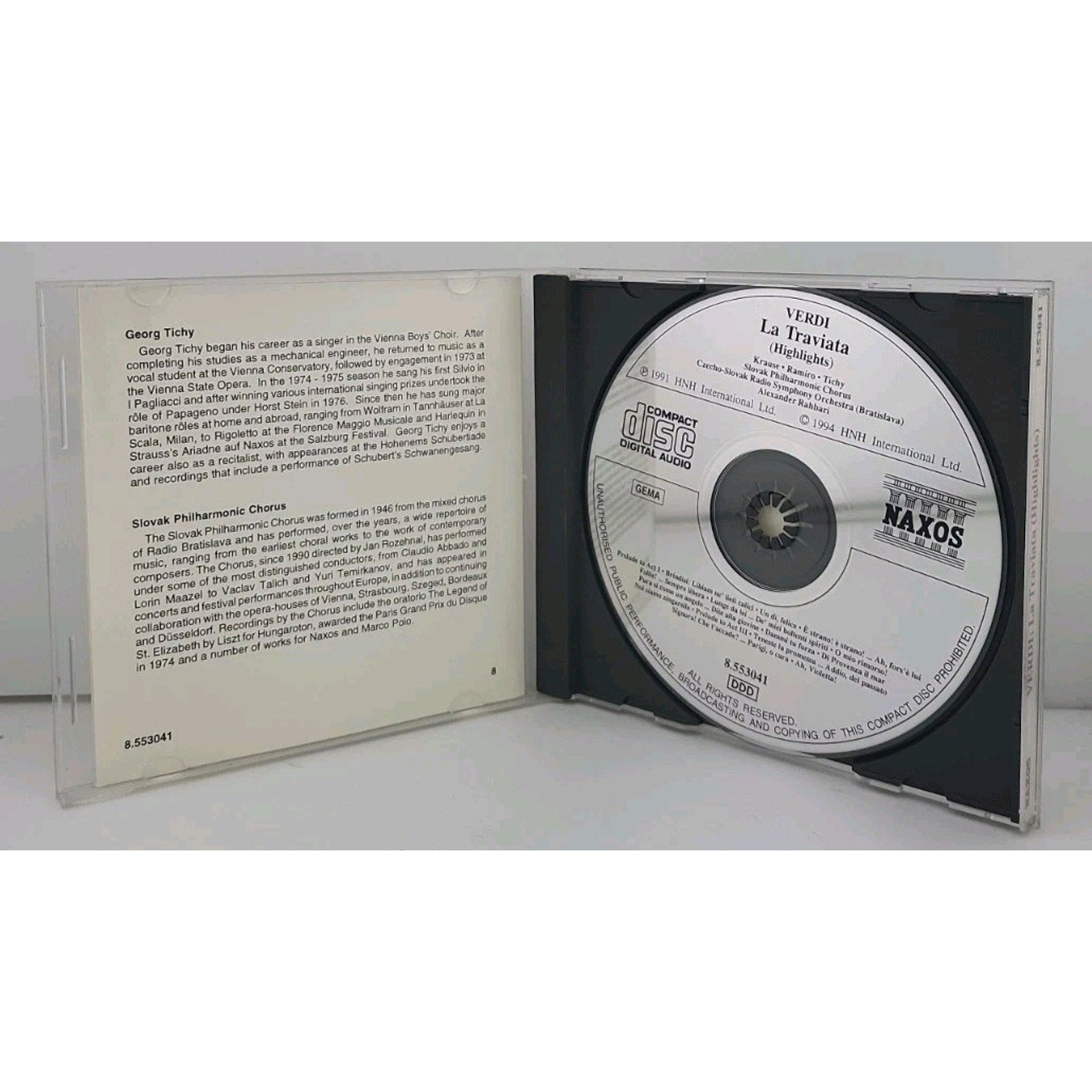 La Traviata (Highlights) by Verdi / Czecho-Slovak Rad Symphony / Rahbari (CD)