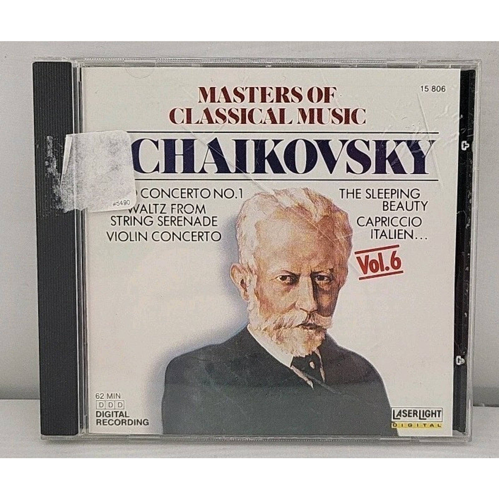 Masters of Classical Music by P.I. Tchaikovsky (CD, 1990)