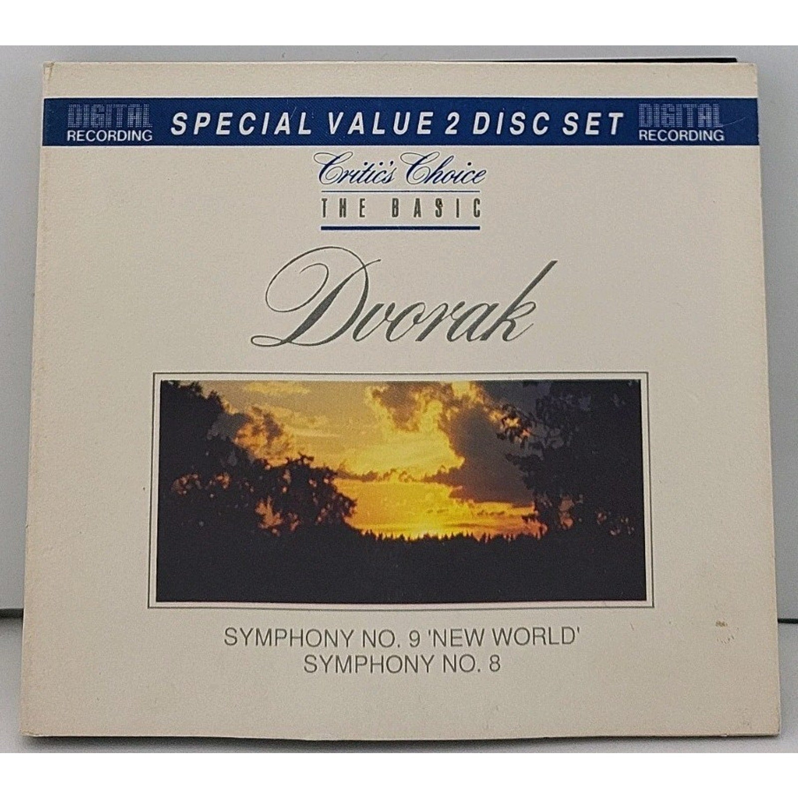 The Basic Dvorák (2 CDs, 1990, Intersound) - Special Paper Case