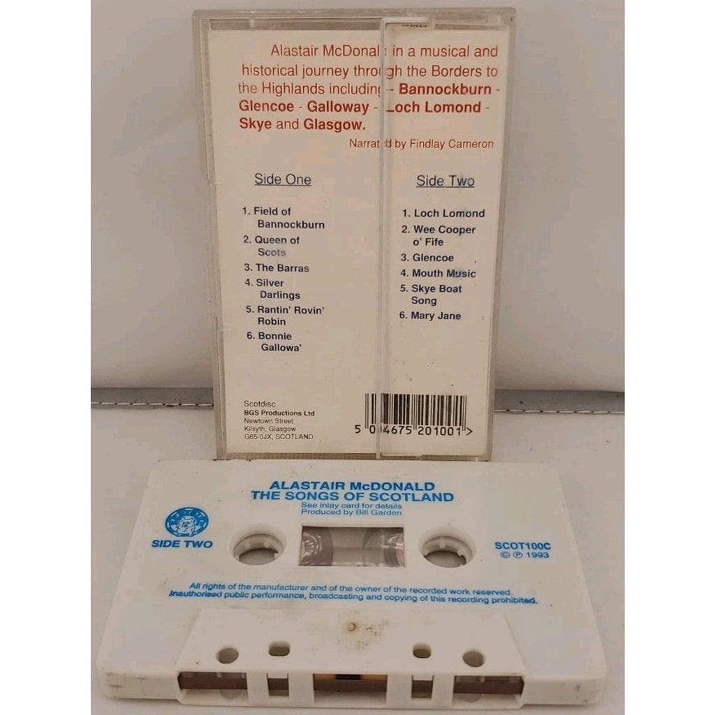 The Songs Of Scotland - Alastair McDonald (Cassette)