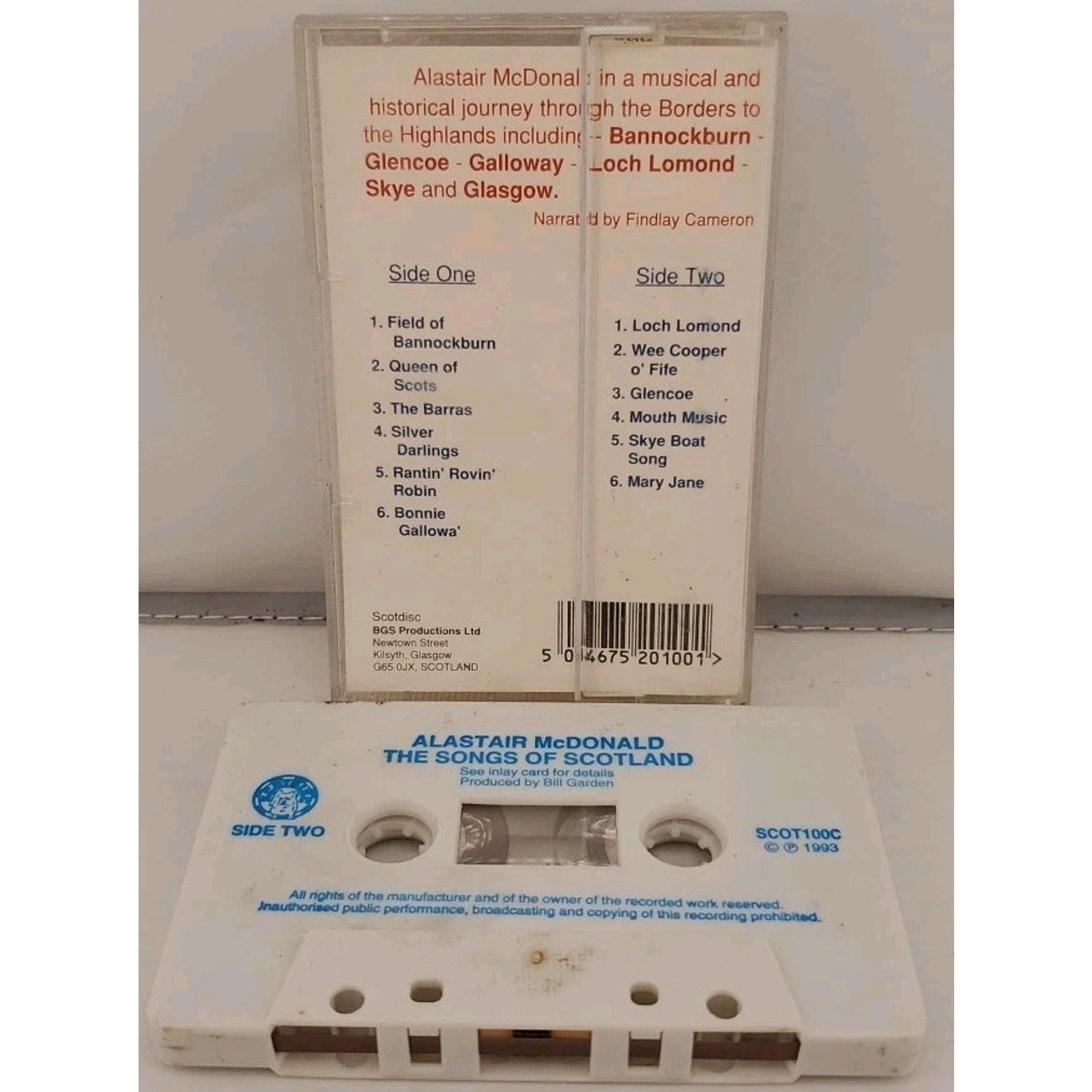 The Songs Of Scotland - Alastair McDonald (Cassette)