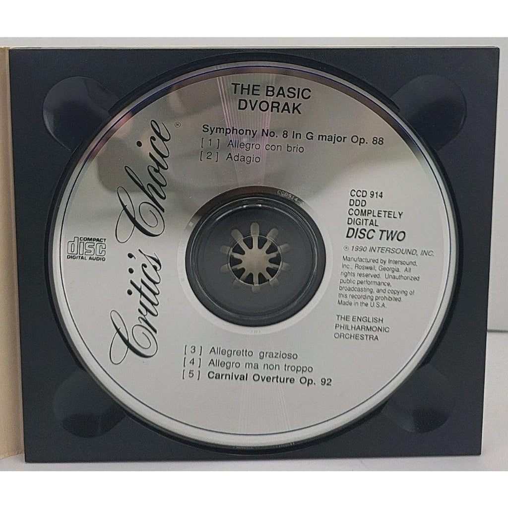 The Basic Dvorák (2 CDs, 1990, Intersound) - Special Paper Case