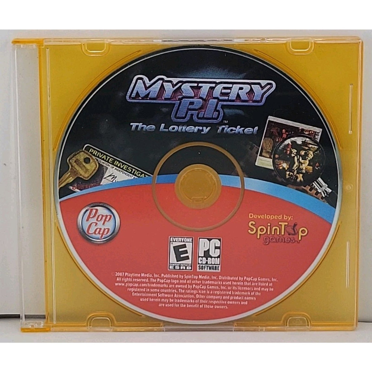 Mystery PI: The Lottery Ticket (PC, 2008) *Disc Only*