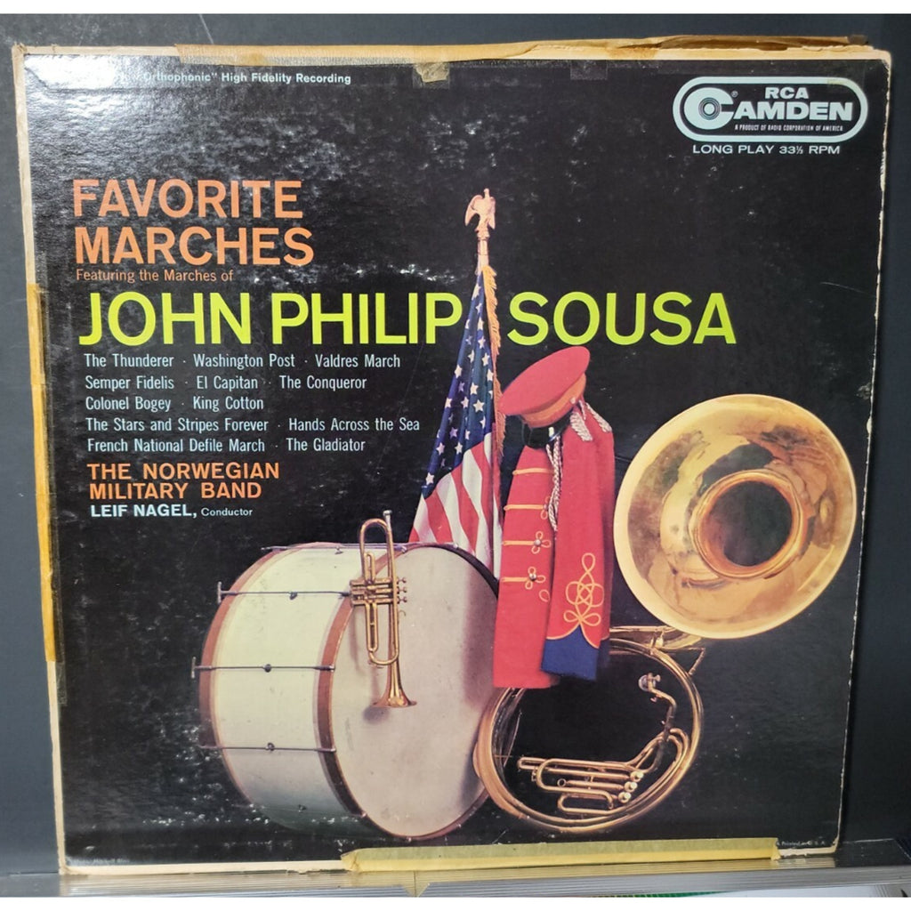 John Philip Sousa, The Norwegian Military Band ‎– Favorite Marches (Vinyl)