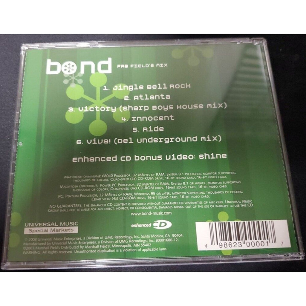 Marshall Fields FAB Fields Mix Bond CD 2003 Universal