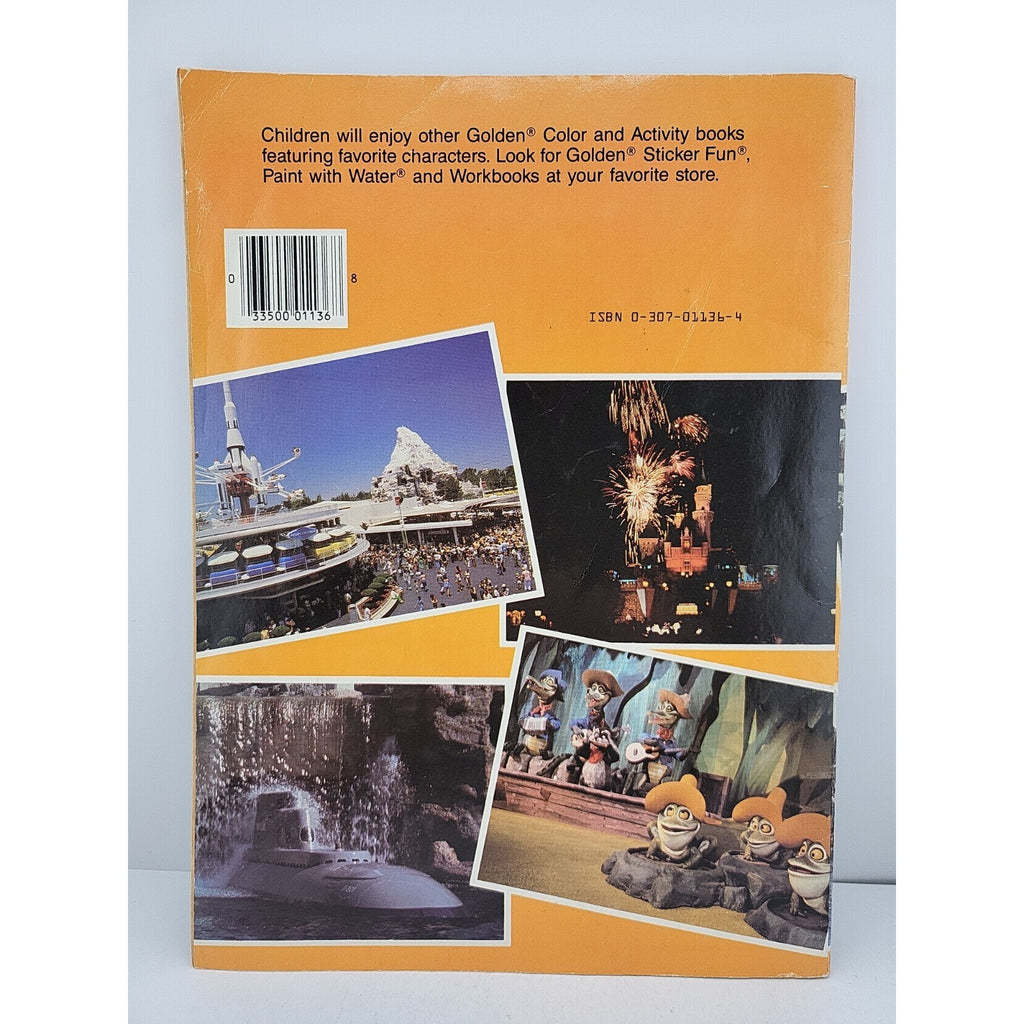 1983 Walt Disney's Disneyland Big Coloring Book - Golden Publishing