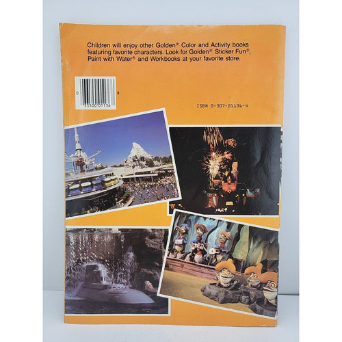 1983 Walt Disney's Disneyland Big Coloring Book - Golden Publishing
